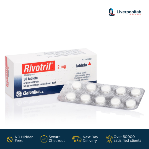 Clonazepam 2mg Rivotril